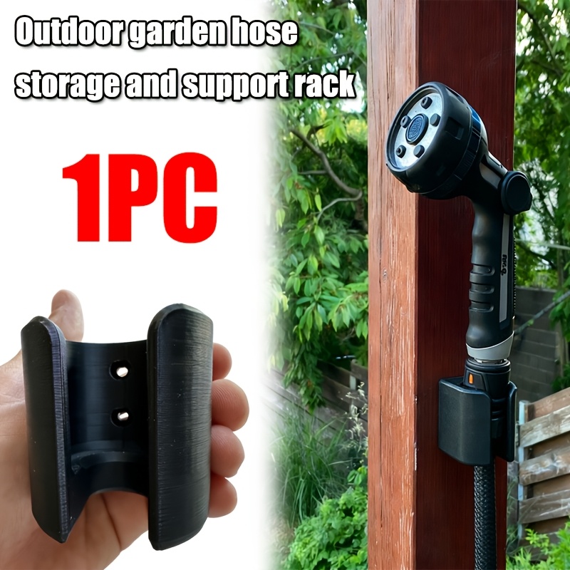 TEMU Support universel pour tuyau d'arrosage, 1 pièce, rangement et support pour tuyau d'arrosage d'extérieur, pratique, durable et robuste, garde