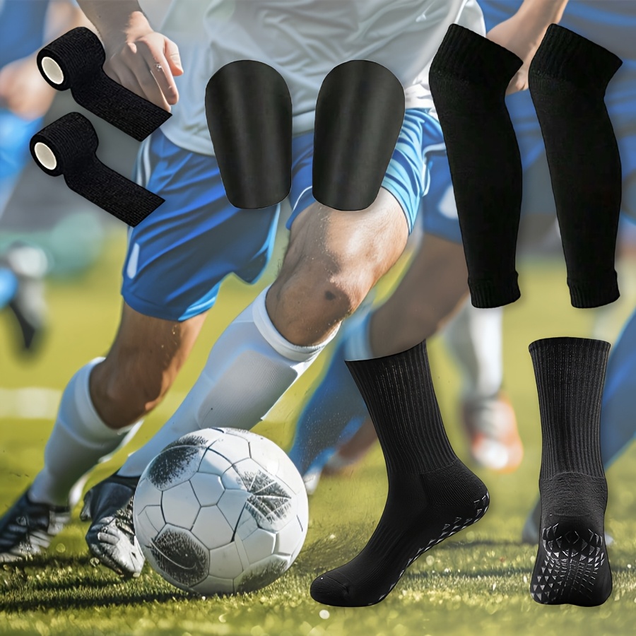 E-shop 4er--Additions für Fußball und Basketball, inklusive bequemer und strapazierfähiger Socken, Bänder, Mini-Baffle-Beinbretter und Drucksocken für