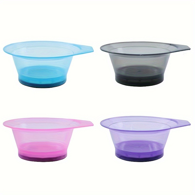 

200ml Hair Dyeing Bowl, Semi-transparent, Dyeing And Mask Mixing Bowls For Salon And Home Use