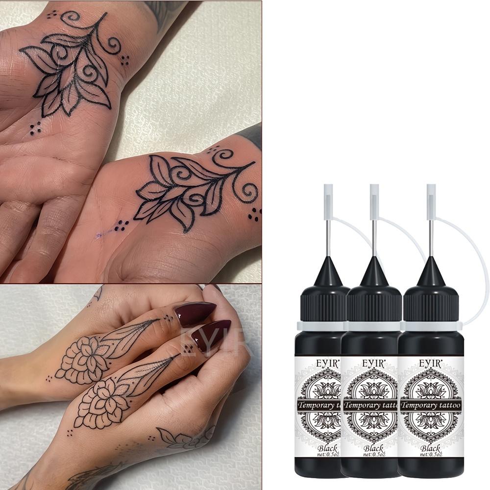 Black Tattoo Paste - Waterproof and Long-Lasting