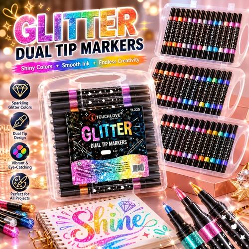 set de flash de 24 colores - bolígrafos graffiti con de acuarela, a base de agua, para uso artístico profesional, con colores brillantes, para creativas, tarjetas, tazas, decoraciones, y artística profesional. colores aleatorios