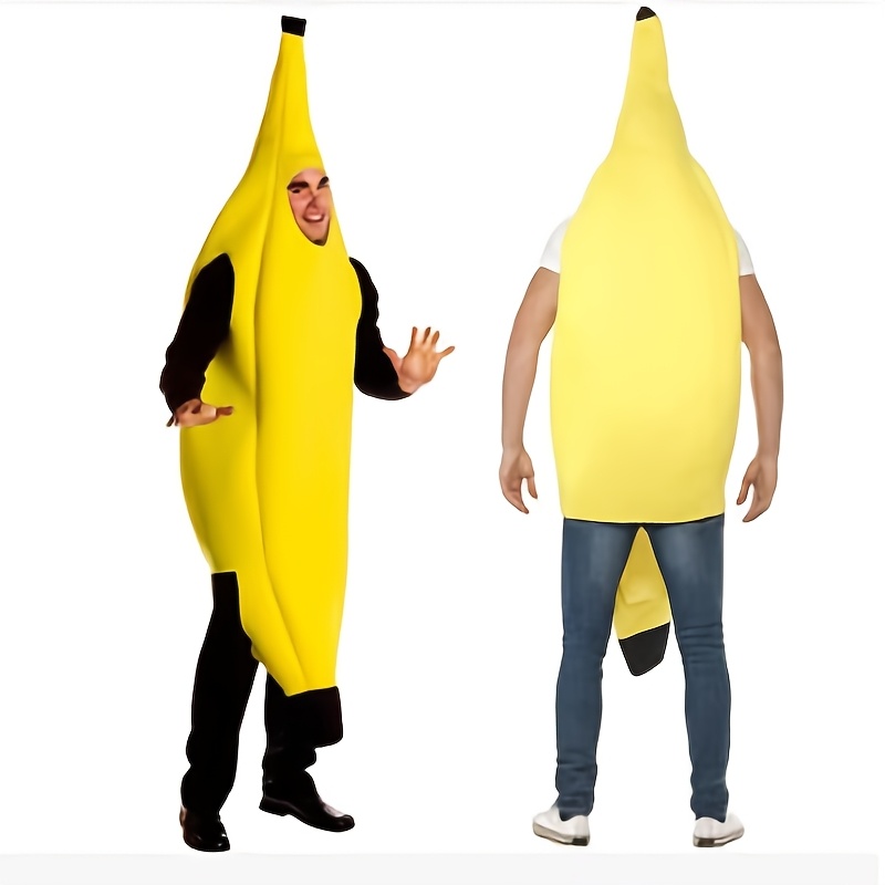 

Banana Costume - Non-woven Fabric, Featherless, Fits Most - Halloween, Christmas, Harvest Festivals & Themed Parties - No Electricity Required, Christmas Costume| Design|featherless Banana Costume