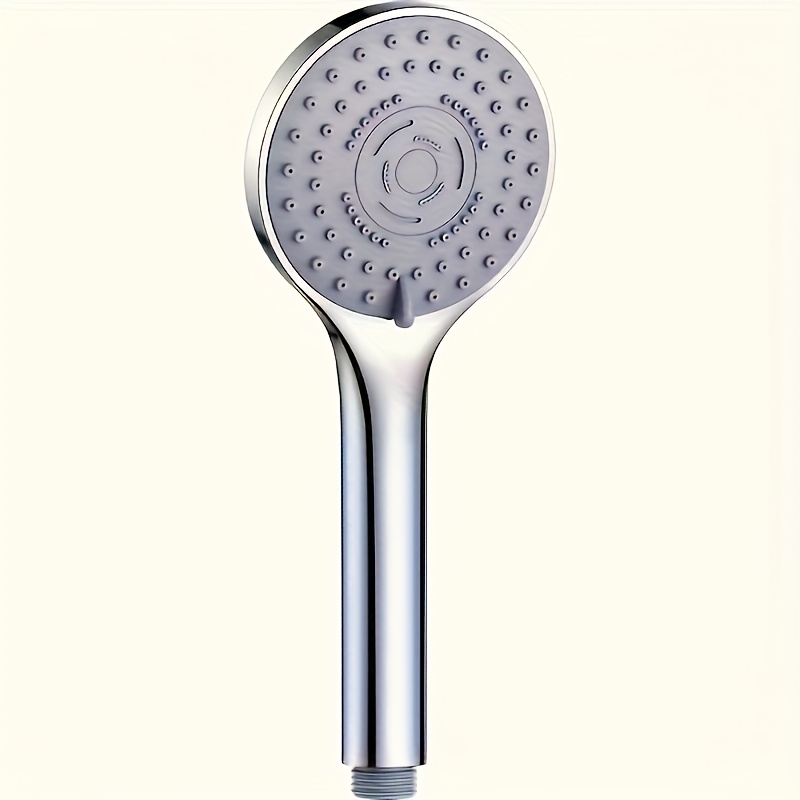 1pc High-pressure Shower Head, Handheld Shower With Five-setting Knob For Adjustable Water Flow, For Home Bathroom Use,for Shower Use Only
