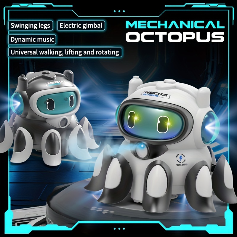 

Mechanical 2, Obstacle Avoidance, Omnidirectional Walking, , Rotating, & Sounds, Novelty Toy, , For & Birthdays