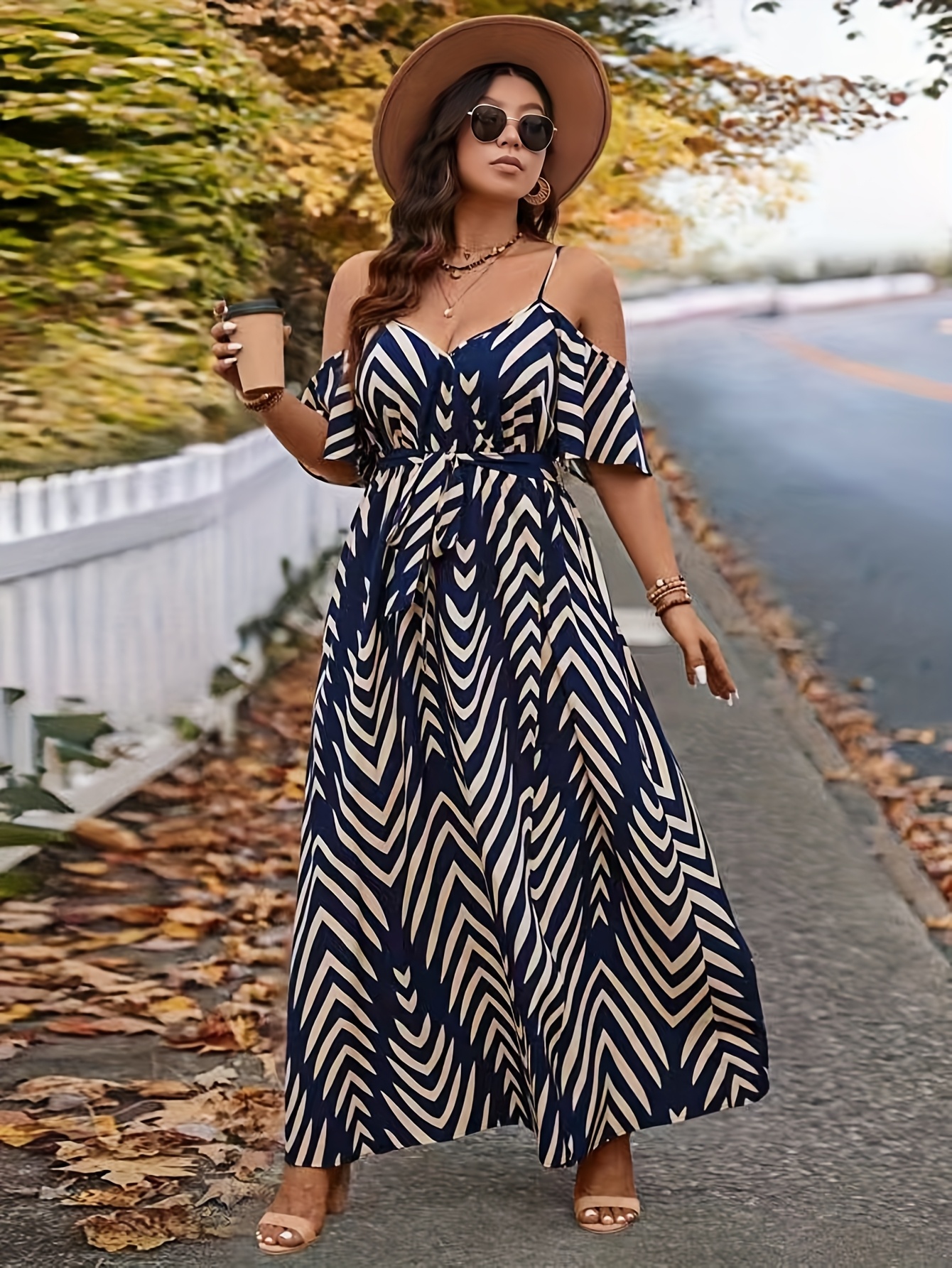 slim fit dress slacks Plus Size Dresses for Women Church Short Ruffles Sleeve Work Pencil Vintage Peplum  Dress main image 1