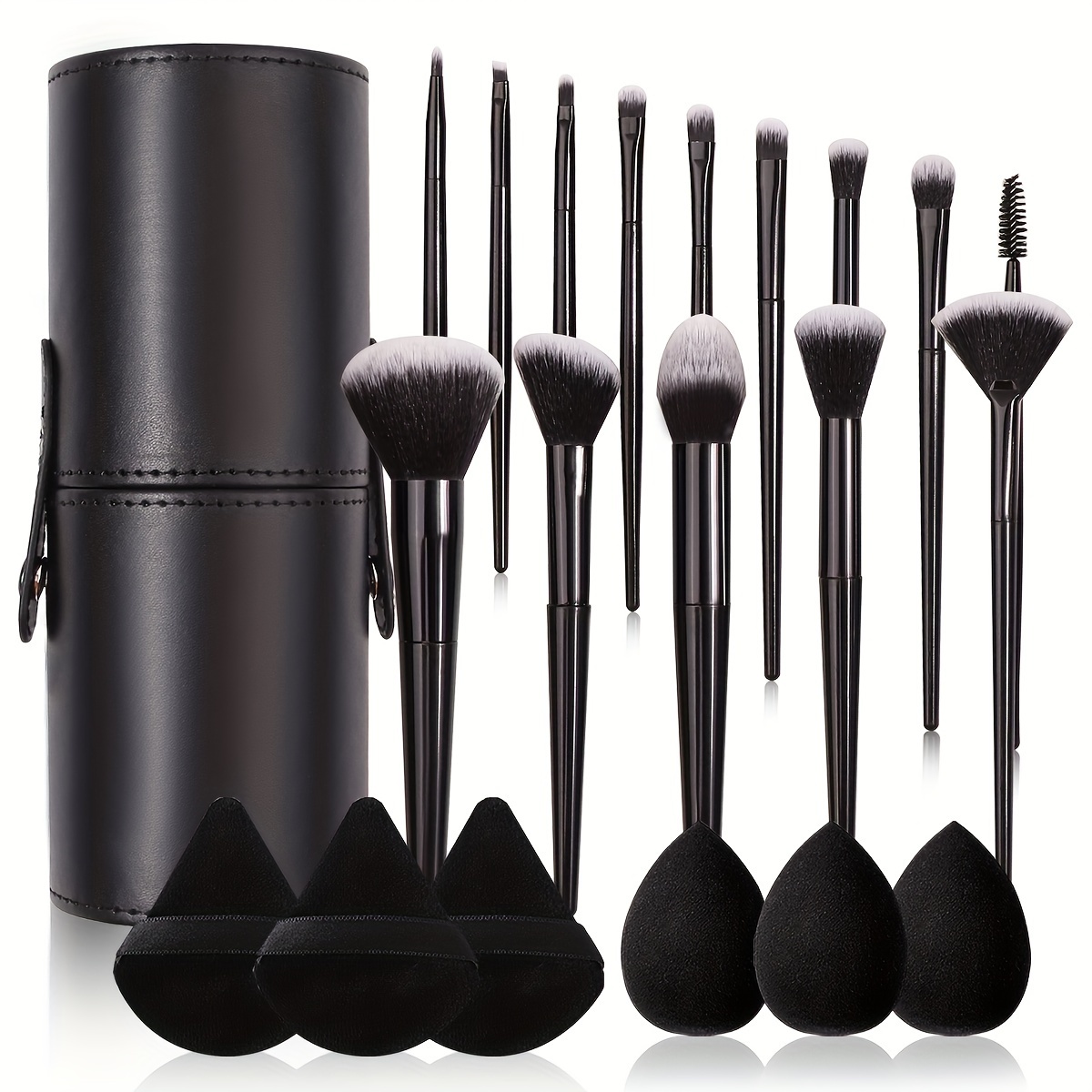 

21pcs - Makeup Set, 14- Includes Blush, , Concealer, Brushes, - Portable , 3pcs , 3pcs , 1 Pu Lid For , , Abs , -, -free