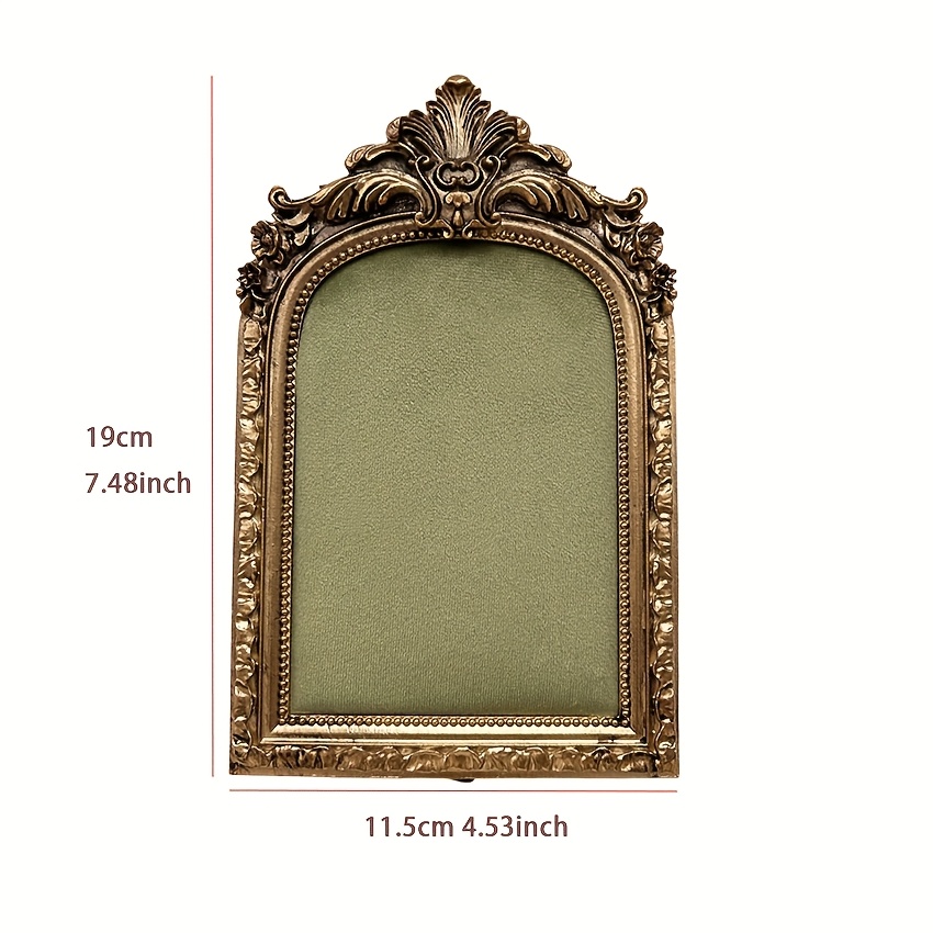 E-shop 1 Stück Desktop-Display Schmuckschale, Retro-Stil, Grüner Samt Ring- Ohrringhalter, Ideal für Schaufensterdekoration Damengeschenke,