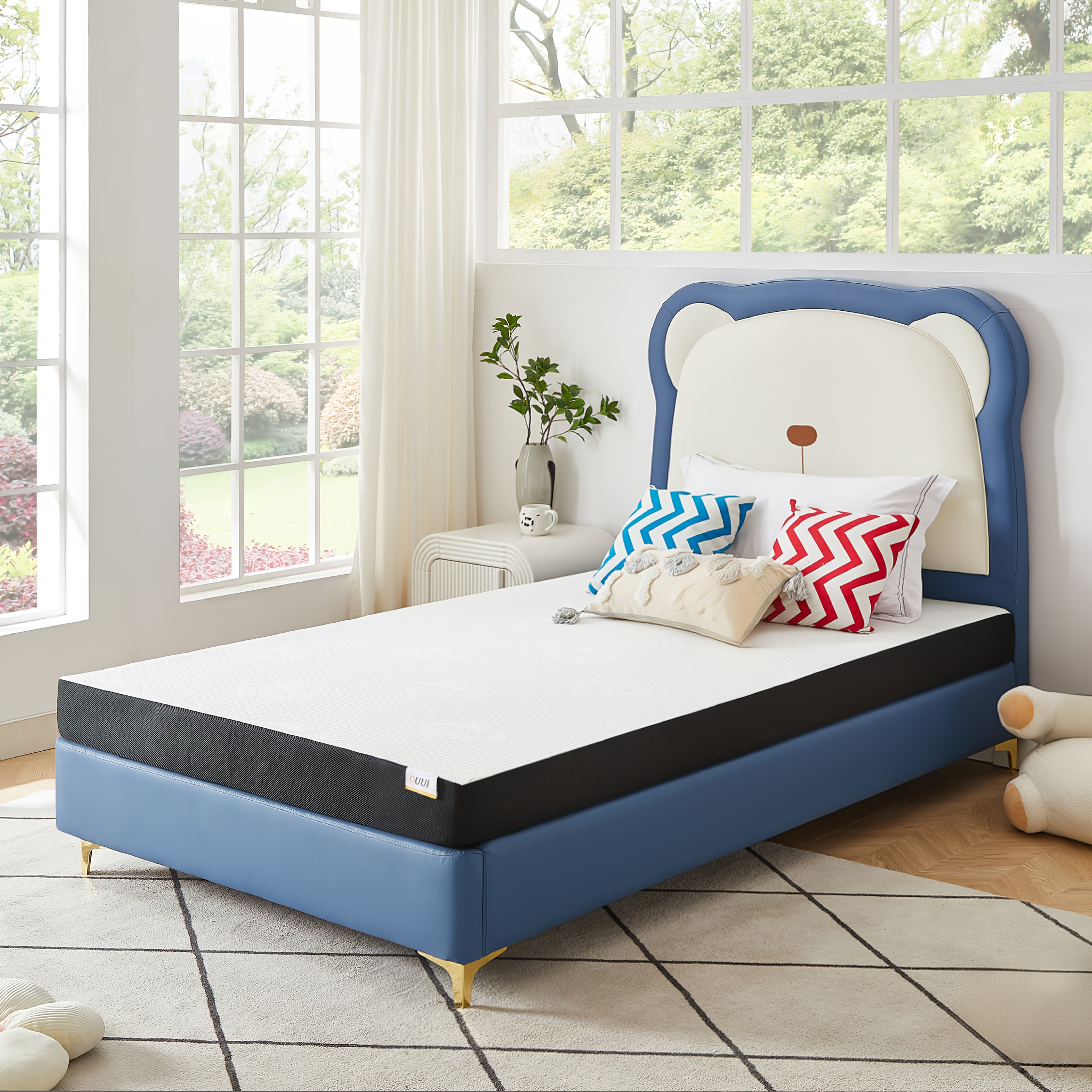 

Ouui Gel Memory Foam Mattress Medium-firm Mattress For Bunk Bed, Trundle Bed, Pressure