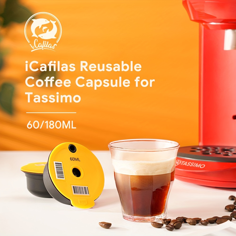 

Capsules de café réutilisables en plastique compatibles pour Bosch .