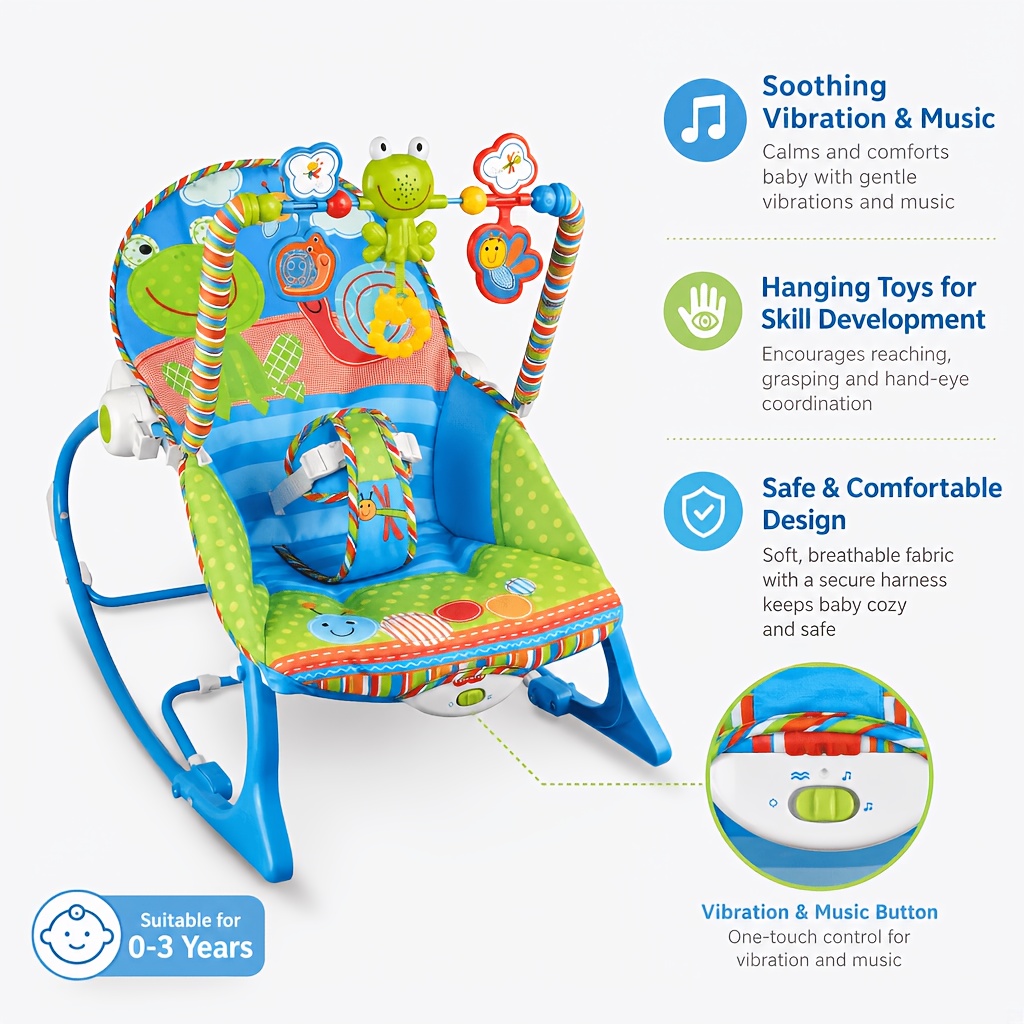 KF Infant-to-Toddler Rocker Blue