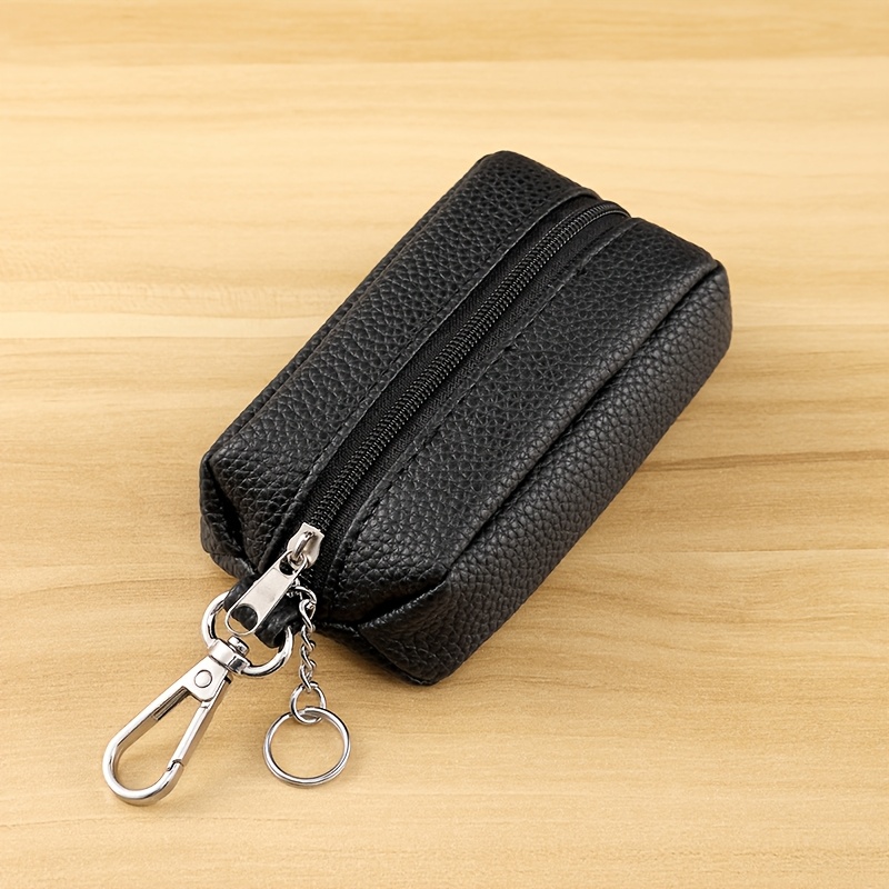 Image of Waist-clip Key Pouch For Men And Women, Unisex Zippered Car Key Holder, Anti-loss Car Remote Key Pouch