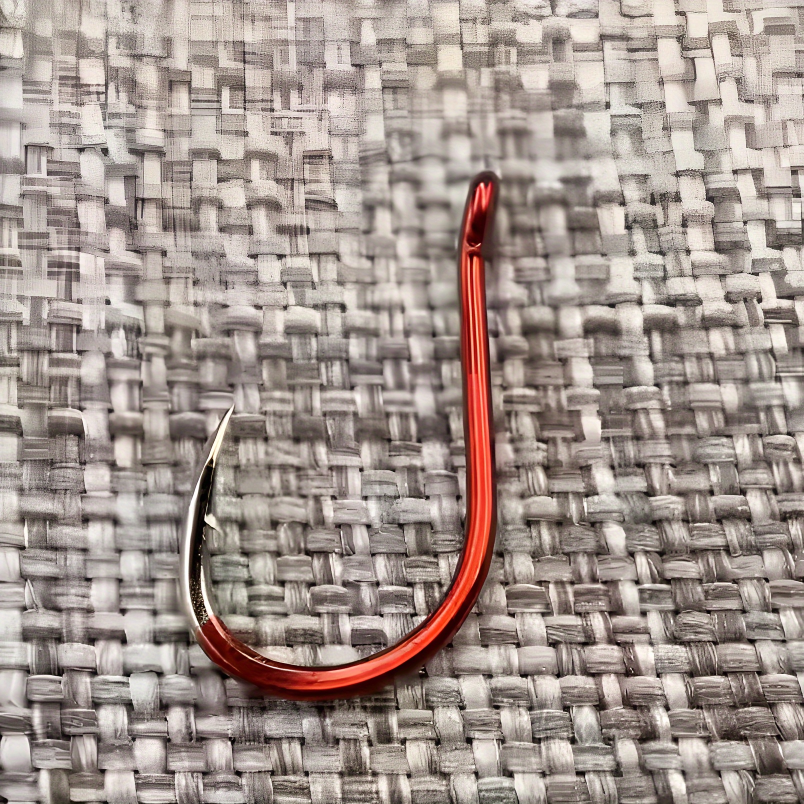 Fish Hooks Double barb Fishing hook red covering Fishing Stainless Steel  Fishhook Size 1#-8# Fish Carp Fishing Hooks 100Pcs/Lot (Color : Size 1) :  : Sports & Outdoors