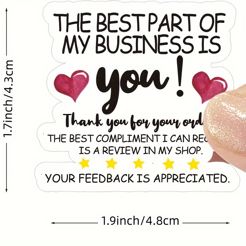 

The Best Part Of My Business Is You Stickers, Thank You Stickers,handmade Stickers,small Shop Stickers,envelopes Stickers For Small Business, Online Retailers,handmade Goods,500 Labels Per Roll