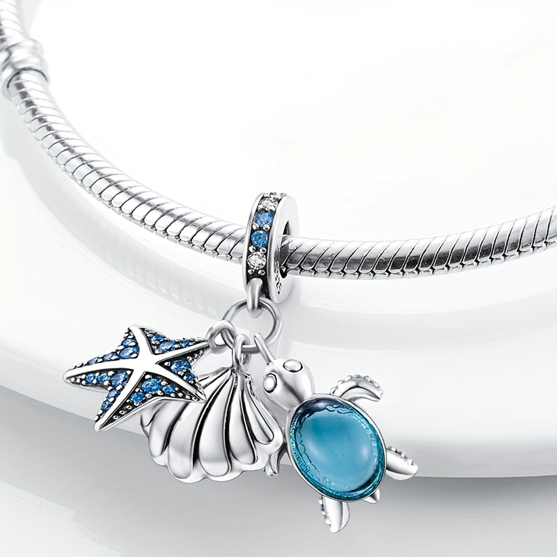 925 Silver Sea Life Beading for Bracelet DIY