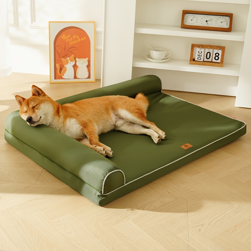 graues hundebett Hundebett grau aus Baumwolle – Wilma Stone Grey main image 1