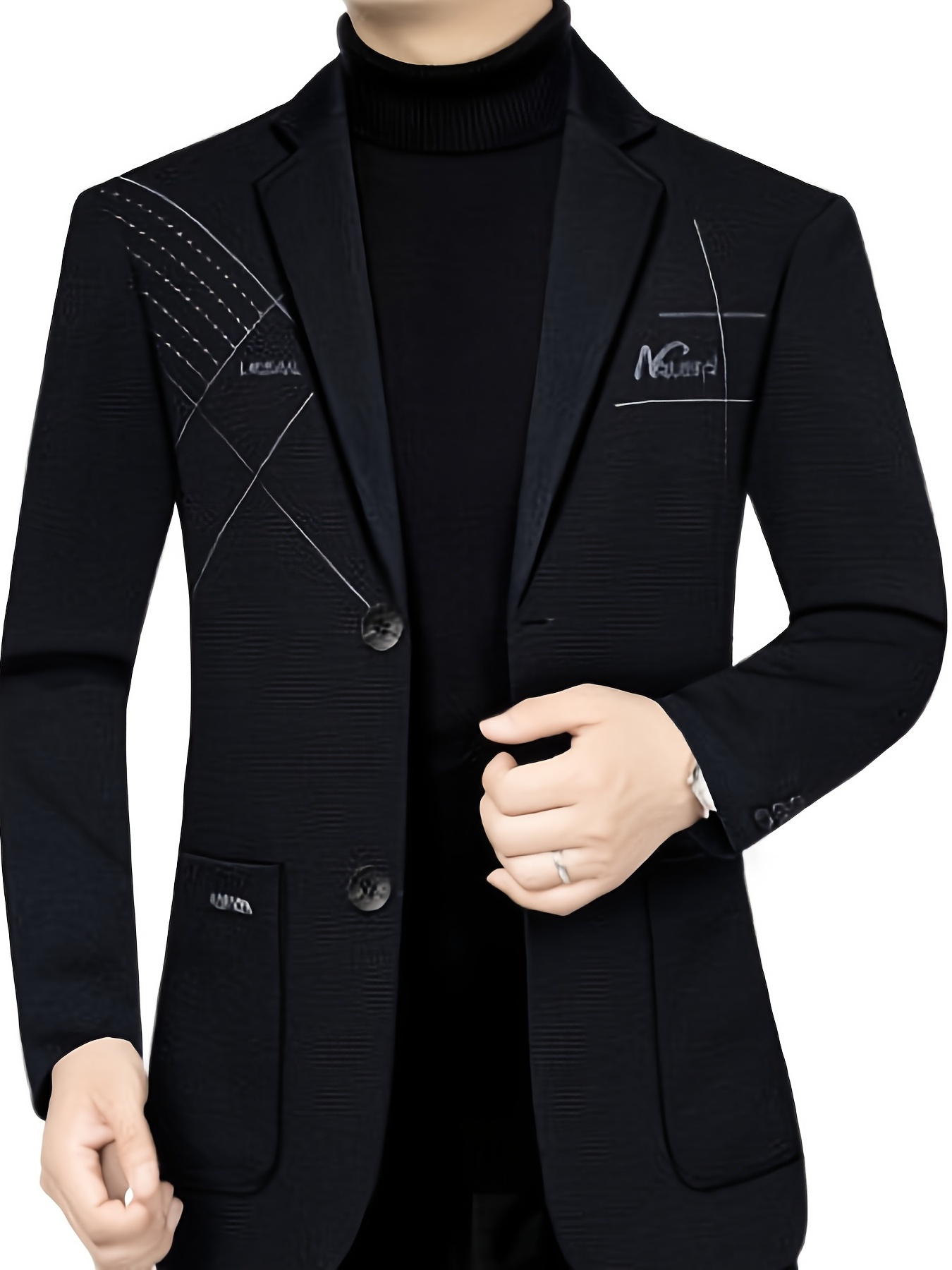 Men's Suit Jacket, Men's Outerwear, Autumn and Spring Men's Clothing