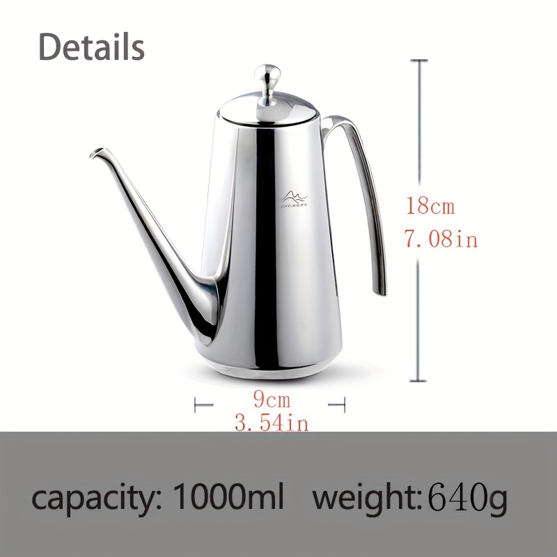   luxury stainless steel oil dispenser patented design     kitchen restaurant use details 4