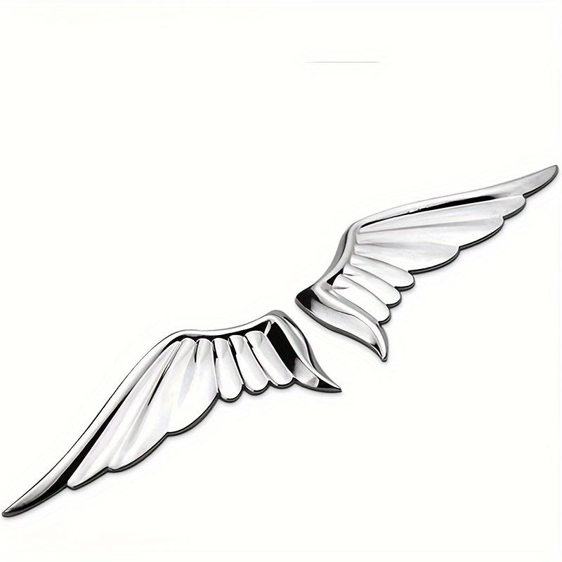 3d Golden Wing Emblem Car Motorcycle Accessories Golden Emblem Sticker Label Emblem Car Sticker