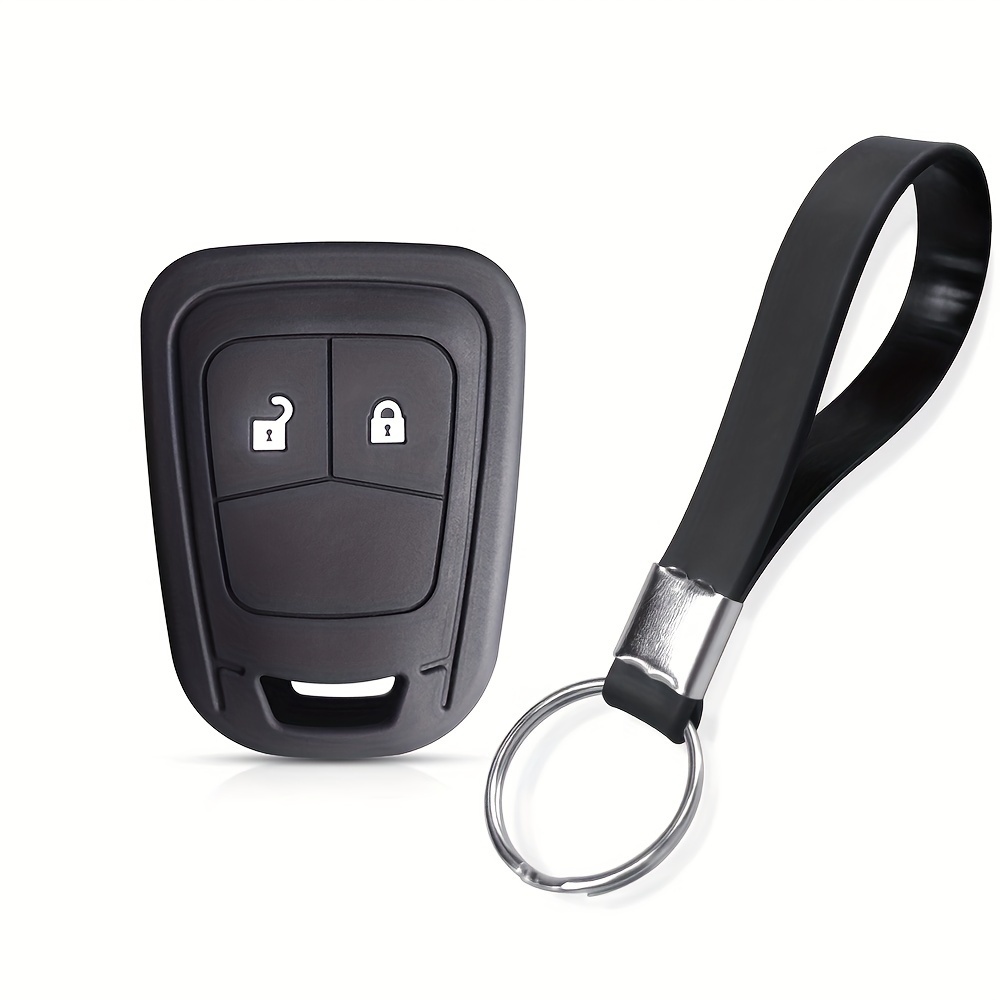 Image of Silicone Case For Car Keys, Keychain Holder, And Key Cover Compatible With For Models Such As , Camaro, Cruze, , , Malibu, And For Automotive Additions