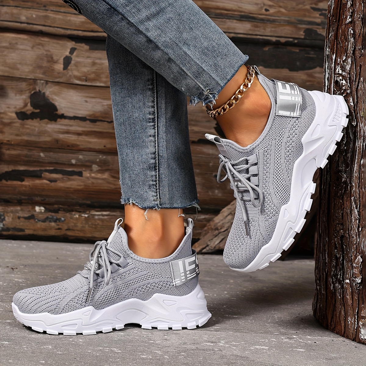 Women'S Shoes, Women'S Fashion Casual Shoes, New Women'S Shoes, Black White, Lightweight Soft-Soled Running Shoes, Comfortable And Breathable Sports Shoes, Outdoor, Vacation Travel, Casual Sports Women'S Shoes, Slip-On Lace-Up Women'S Shoes