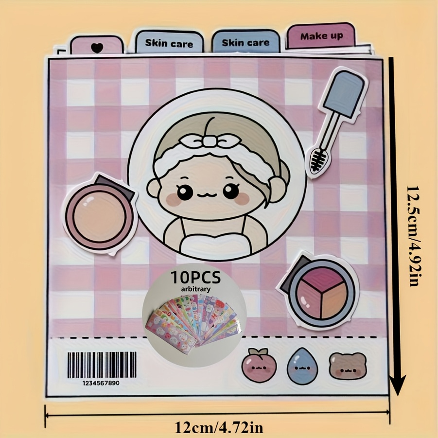 Theme Quiet Book Handmade Toy Book Kneading Music Quiet Book, Free 10pcs Random Pattern Stickers