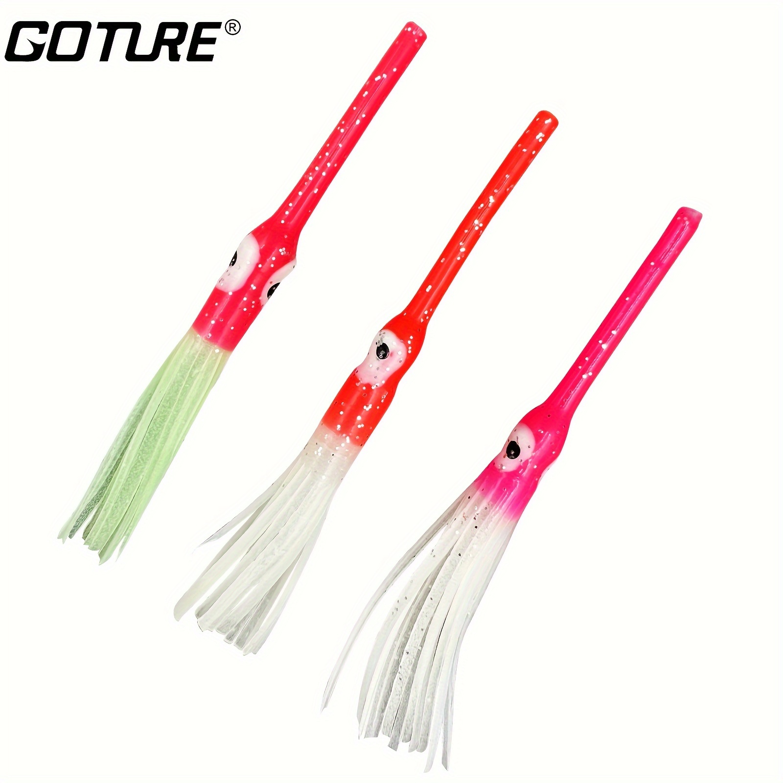 Octopus Squid Hook Protective Sleeve Plastic Fishing Jig - Temu