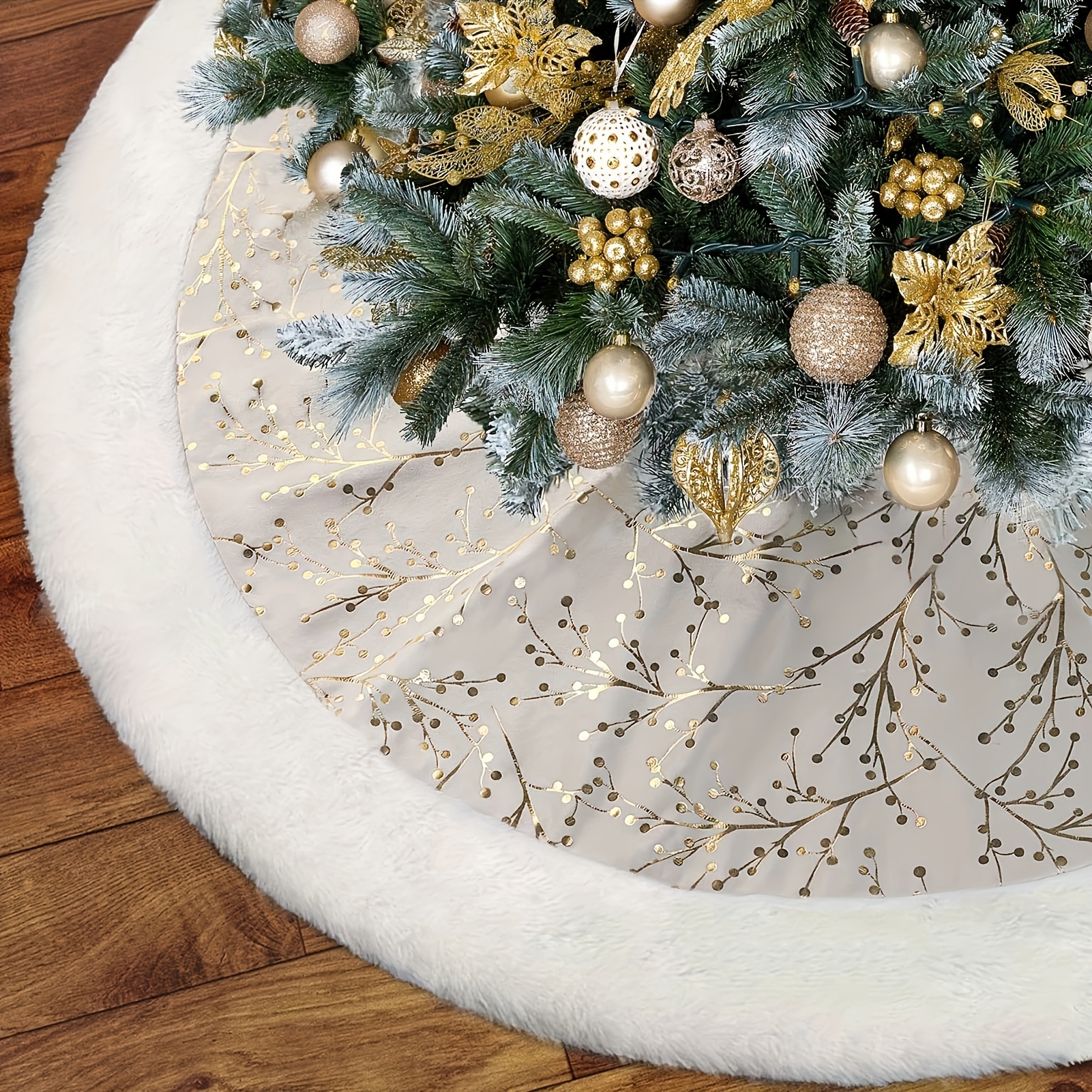 

37" Double- Christmas Tree - Fur, Hot For