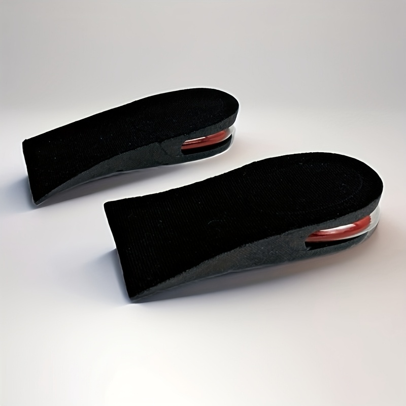 TEMU 1 Pair Of Height-increasing Air Cushion Insoles For Men And Women, Adjustable Layered Heel Pads, Suitable For Casual Shoes, Comfortable Pu