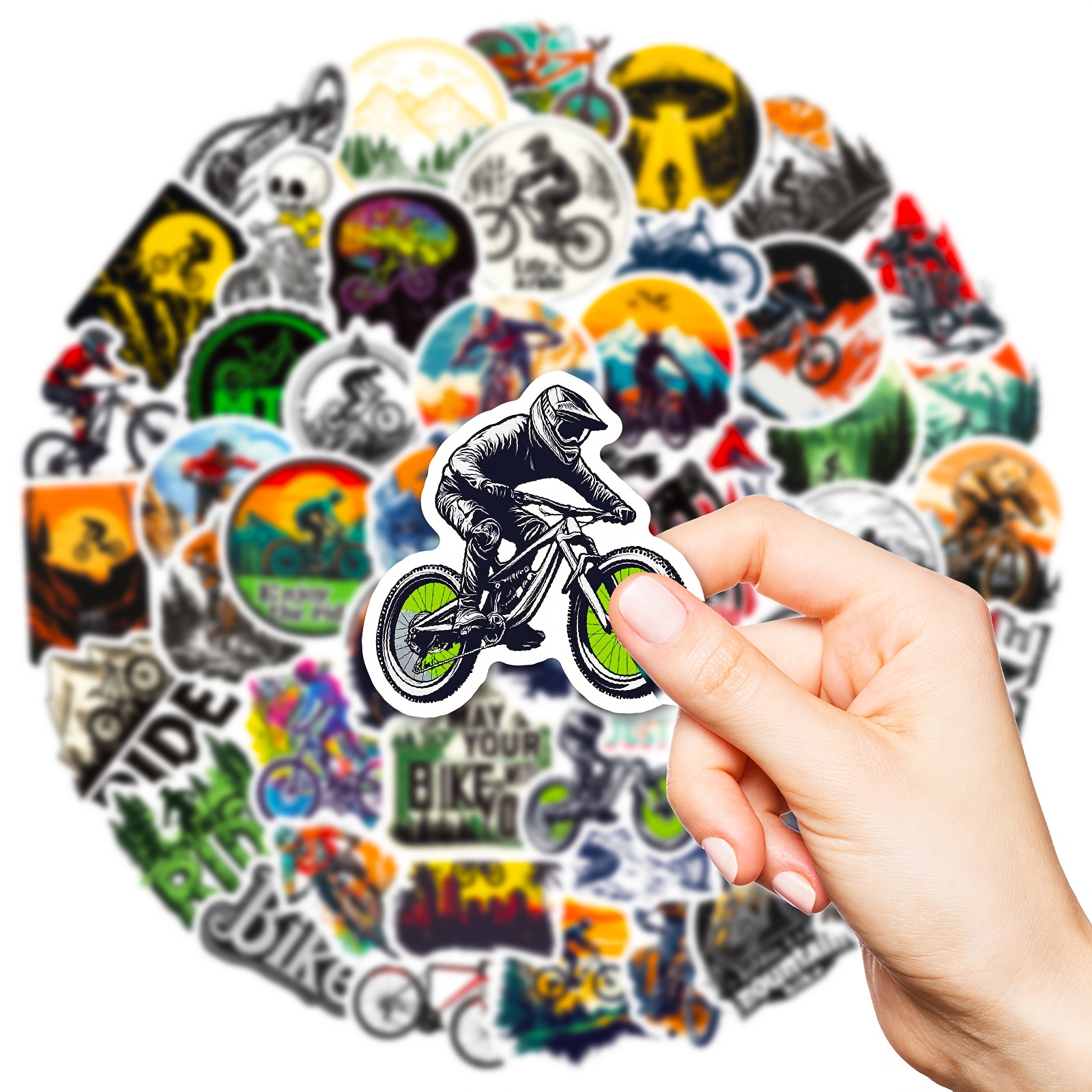 Stickers Déco AUTO/MOTO/VÉLO – Lot AUTOM204, Fabrication Française