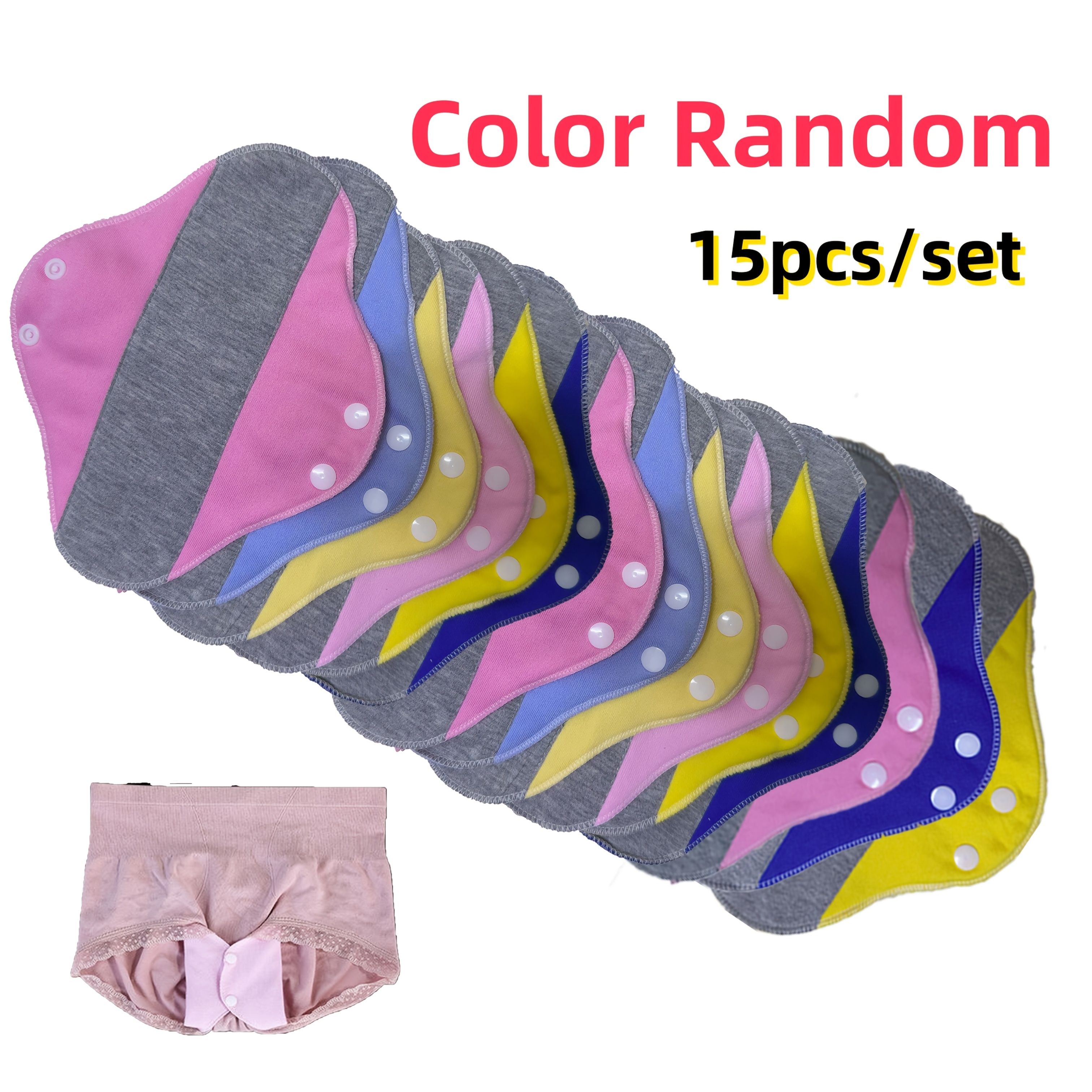 15pcs Random Colors Of Pads Set