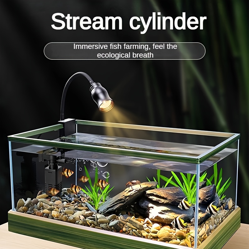 1pc Acrylic Desktop Storage Box Fish Tank, Mini Ecological Aquarium For  Living Room, Without Cover