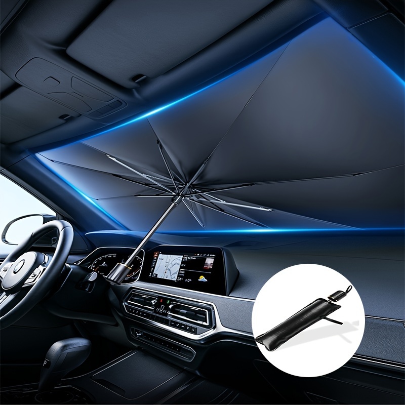 

Folding Sunshade Umbrella For Car Uv Protection And Heat Shield For Car