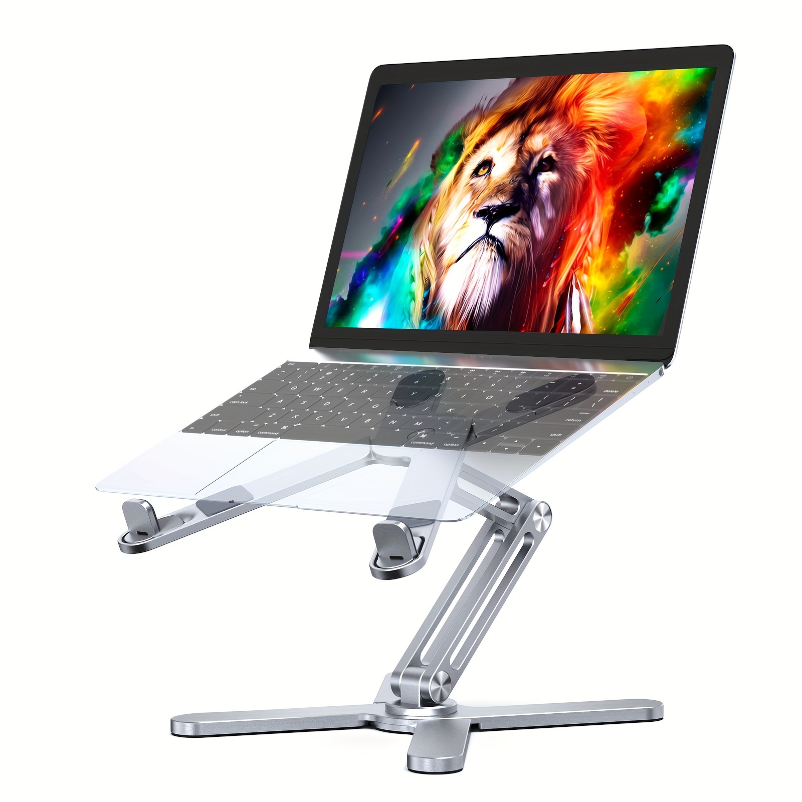 Foldable Laptop Stand 360° Notebook Table Aluminum Alloy Holder Portable Book Tablet Bracket With Heat Dissipation