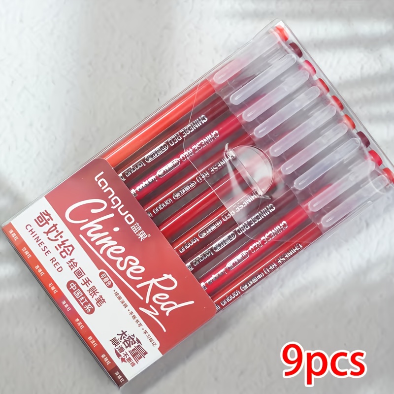 TEMU LANGUO Ensemble de 9/27 Stylos Gel pour Journaling et Comptabilité, Portable pour Tenue de Comptes, , Écriture Fluide, Idéal pour Bureau et