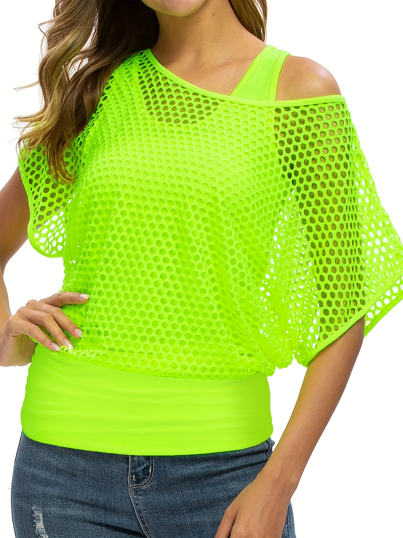 fishnet vest womens