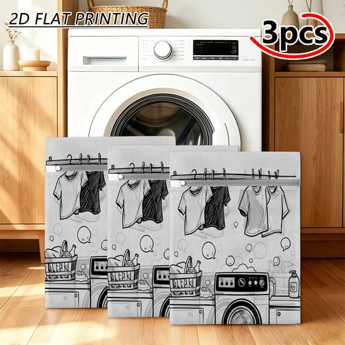item picture 3pcs laundry mesh laundry bags clothes drying on laundry bags essential additions for your laundry space 2