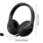 wireless wireless headphones active noise cancelling hifi foldable lightweight design fit with over ear mic for home office long lasting playtime usb c fast charge closed back styl