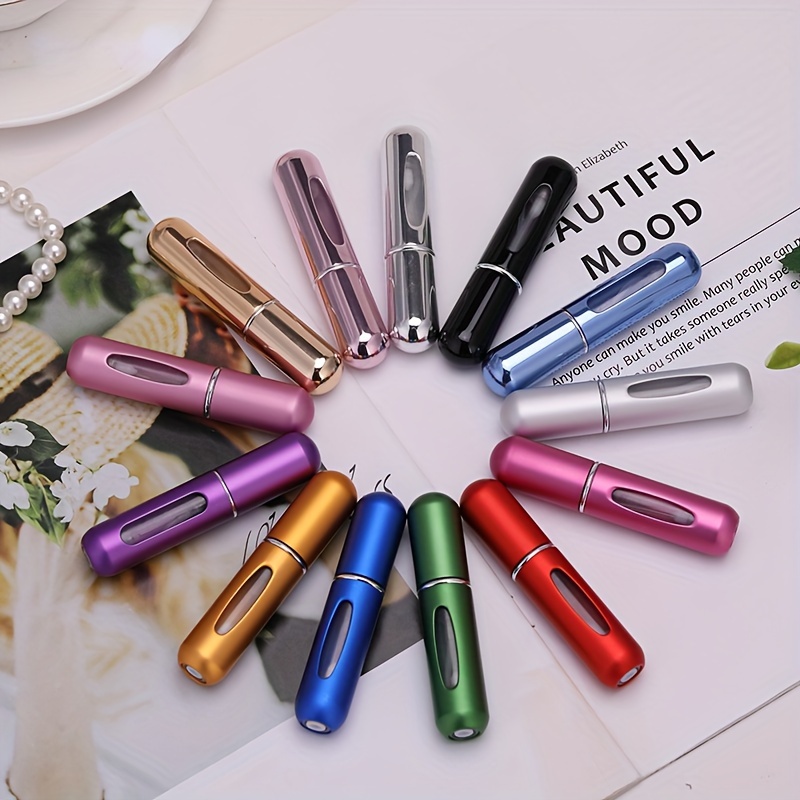 

5pcs 5ml Perfume Atomizer Portable Liquid Cosmetics Containers Traveling Mini Perfume Refillable Bottles Empty Spray Bottlecompact And Convenient, Easy To Carry, Suitable For Travel
