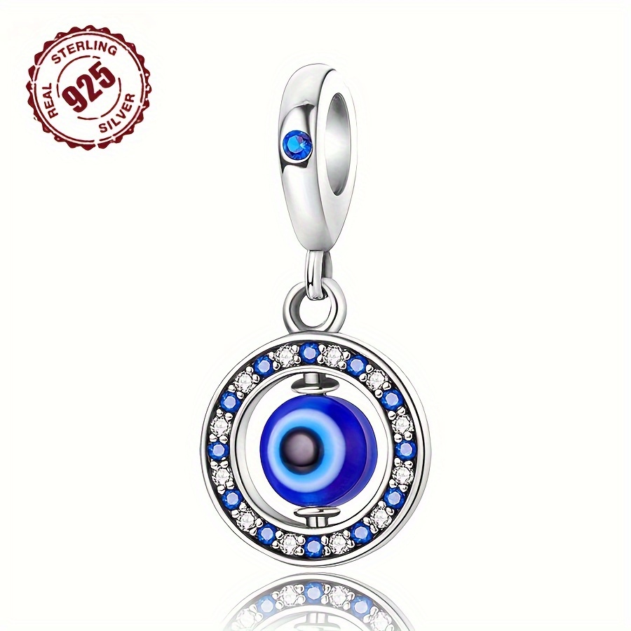 

925 Sterling Silvery Pendant Sparkling Shining Zirconia Suitable For Necklace & Bracelet High Quality & Hypoallergenic Jewelry