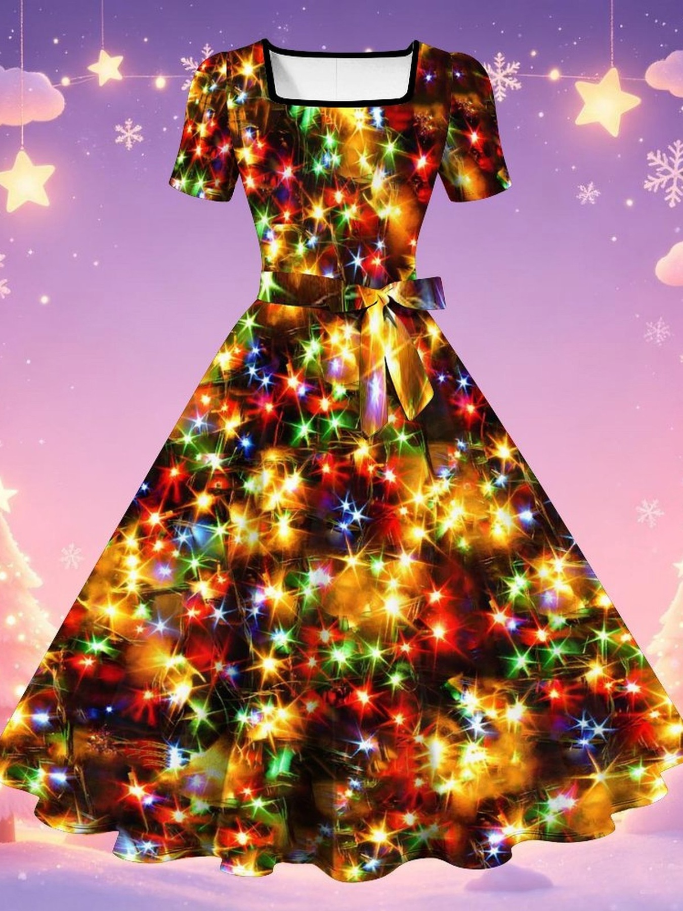 christmas dress sold on Temu United States