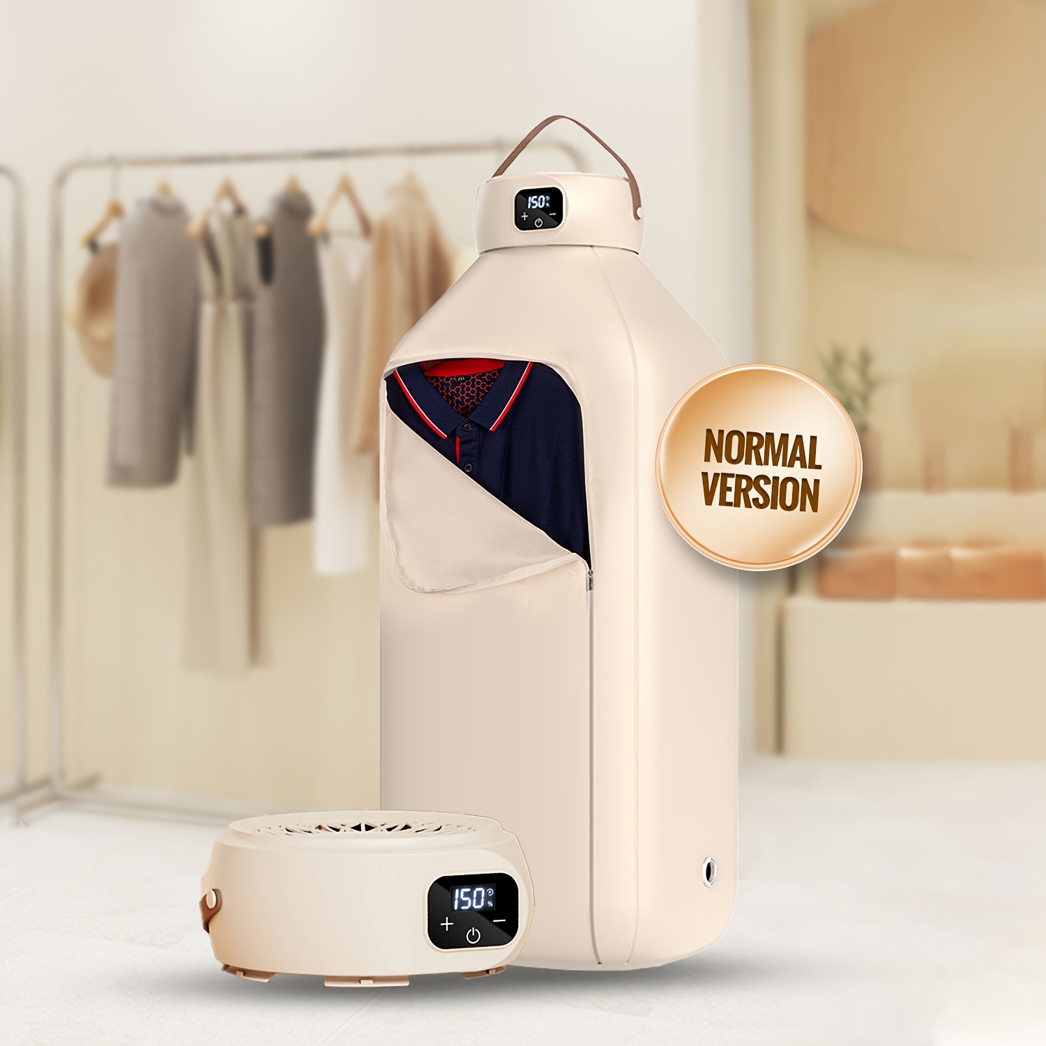 TEMU 2026 Winter New Style, Portable Clothes Dryer, To Use Dryer Machine With Timing Function , With Dryer Bagcaravan Accessories Must Haves- Perfect