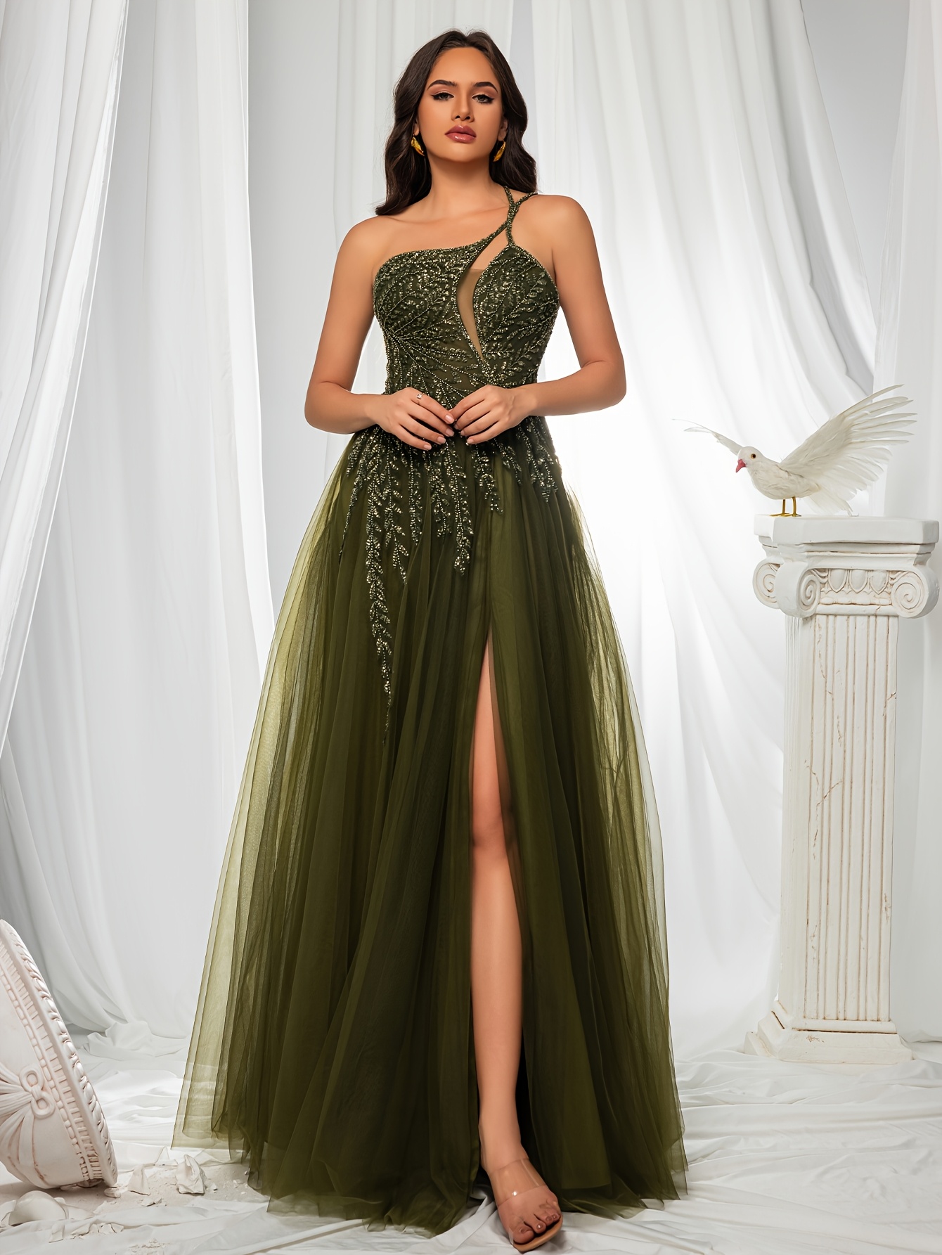 green evening dresses australia Barbara Green Evening Gown  LORETA