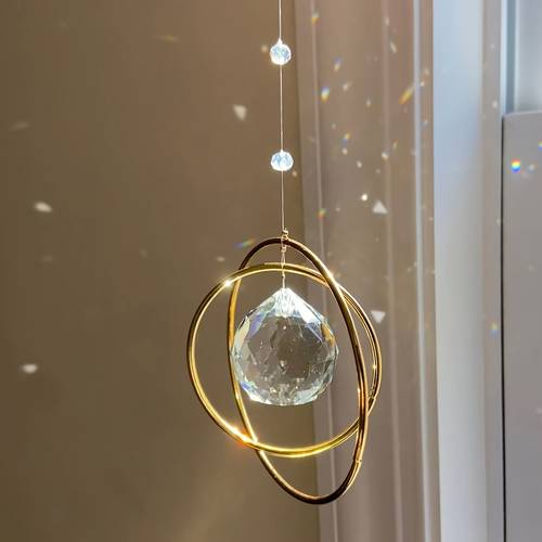 1 stück für for galaxy sonnenuntergang tränenpendant licht - lebendige regenbogen- & sonnenuntergangsdesign, langlebiges , für zuhause & garten dekor, ideales weihnachts- & urlaubsgeschenk, festliches zuhause | lebendiges pendellicht | langlebiges pendel, mond dekor