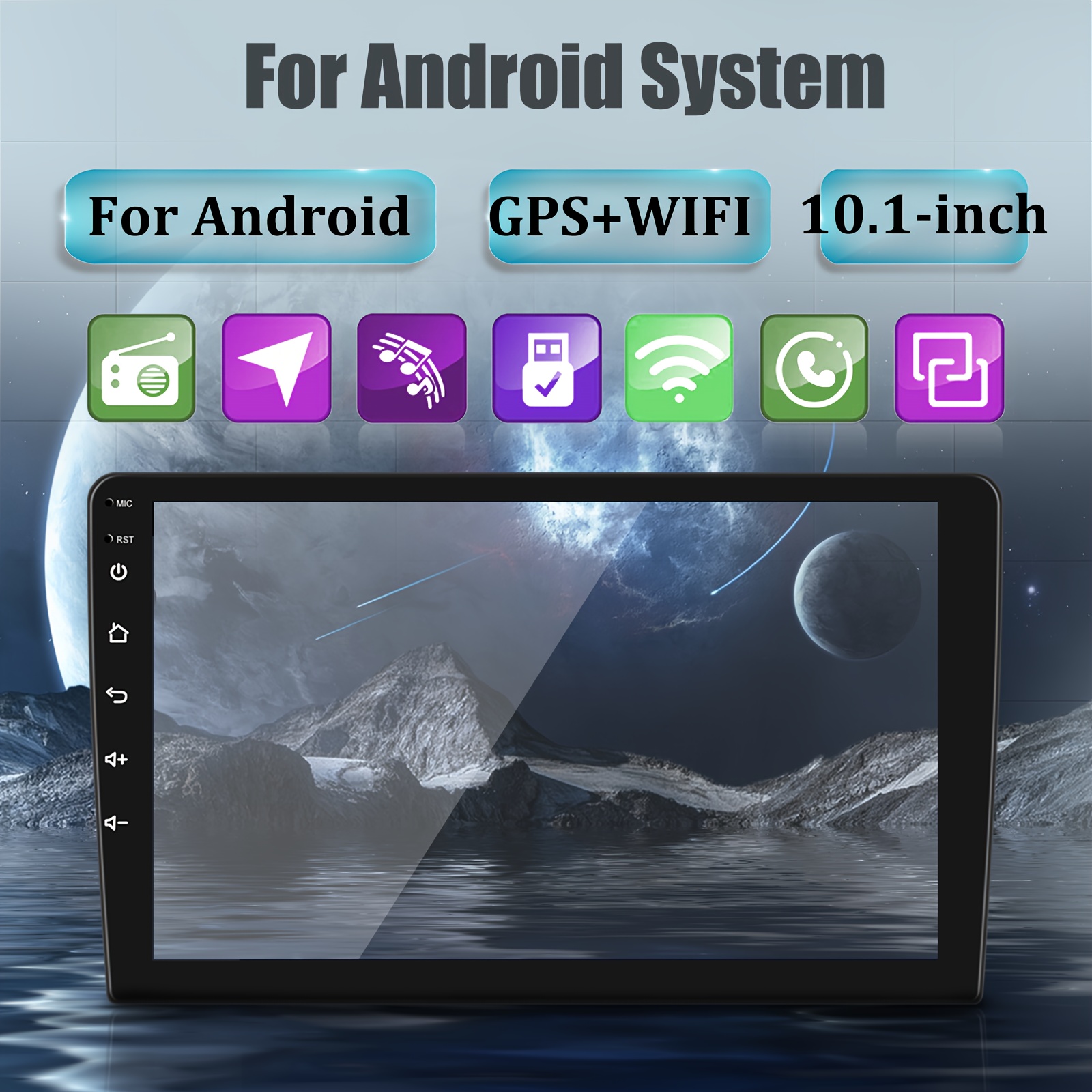 Capacitive Touch Screen Android Auto Bt WiFi Carplay 2 DIN 10 Inch Car  Radio Autoradio Navigation MP5 Player - China MP5, Autoradio