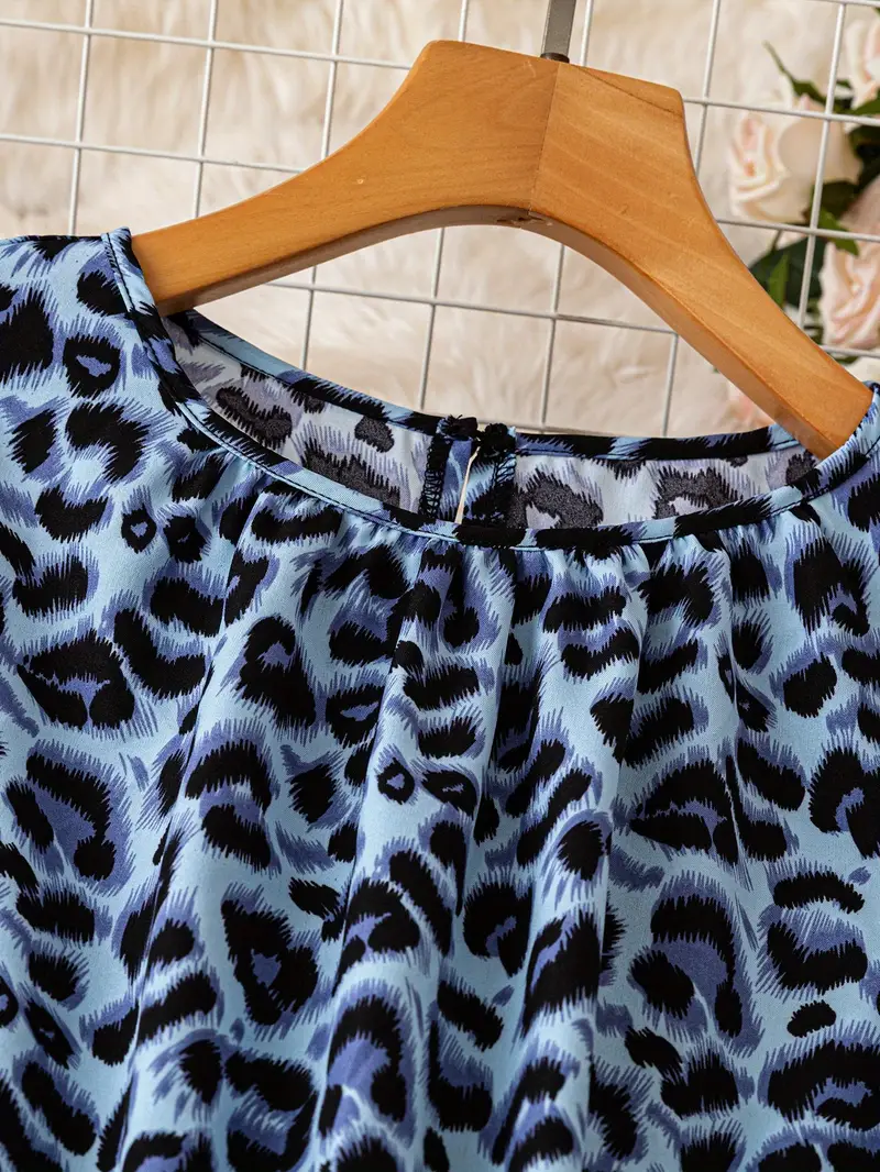 blue leopard print dress zara Zara Blue Leopard Print Dress Zara Leopard Print Tulle Maxi Dress TikTok