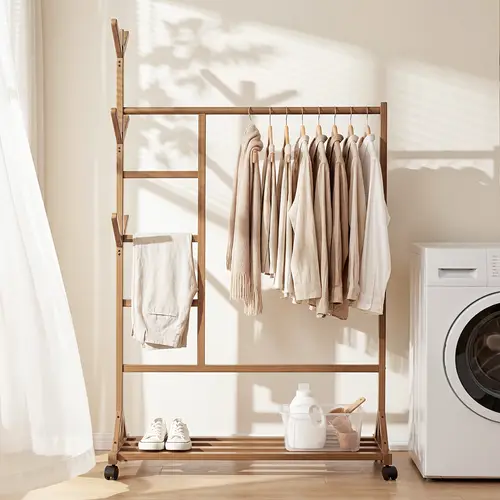 Temu Clothing Racks rolling clothes rack sold on Temu United States