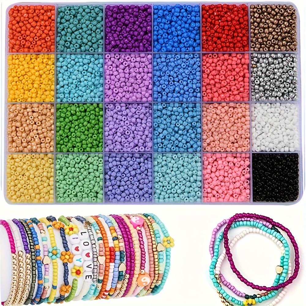 

4000pcs Seed Kit, 3mm For Jewelry Making, Diy Bracelets, Necklaces, - , , Themes, Beading Supplies