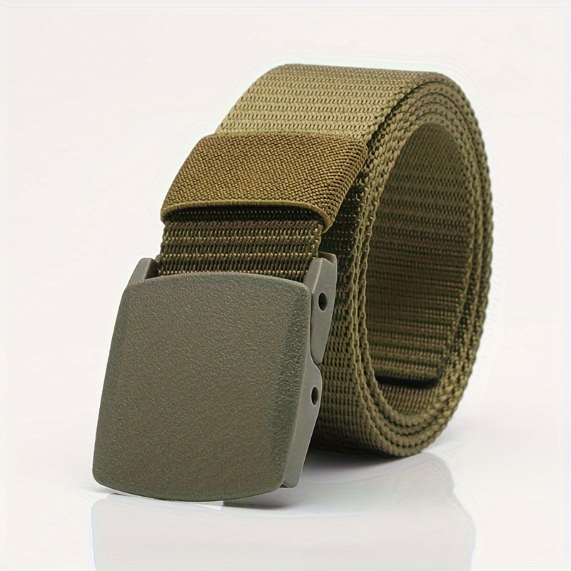 Bold Style Adjustable Nylon Canvas Belt with Automatic Buckle