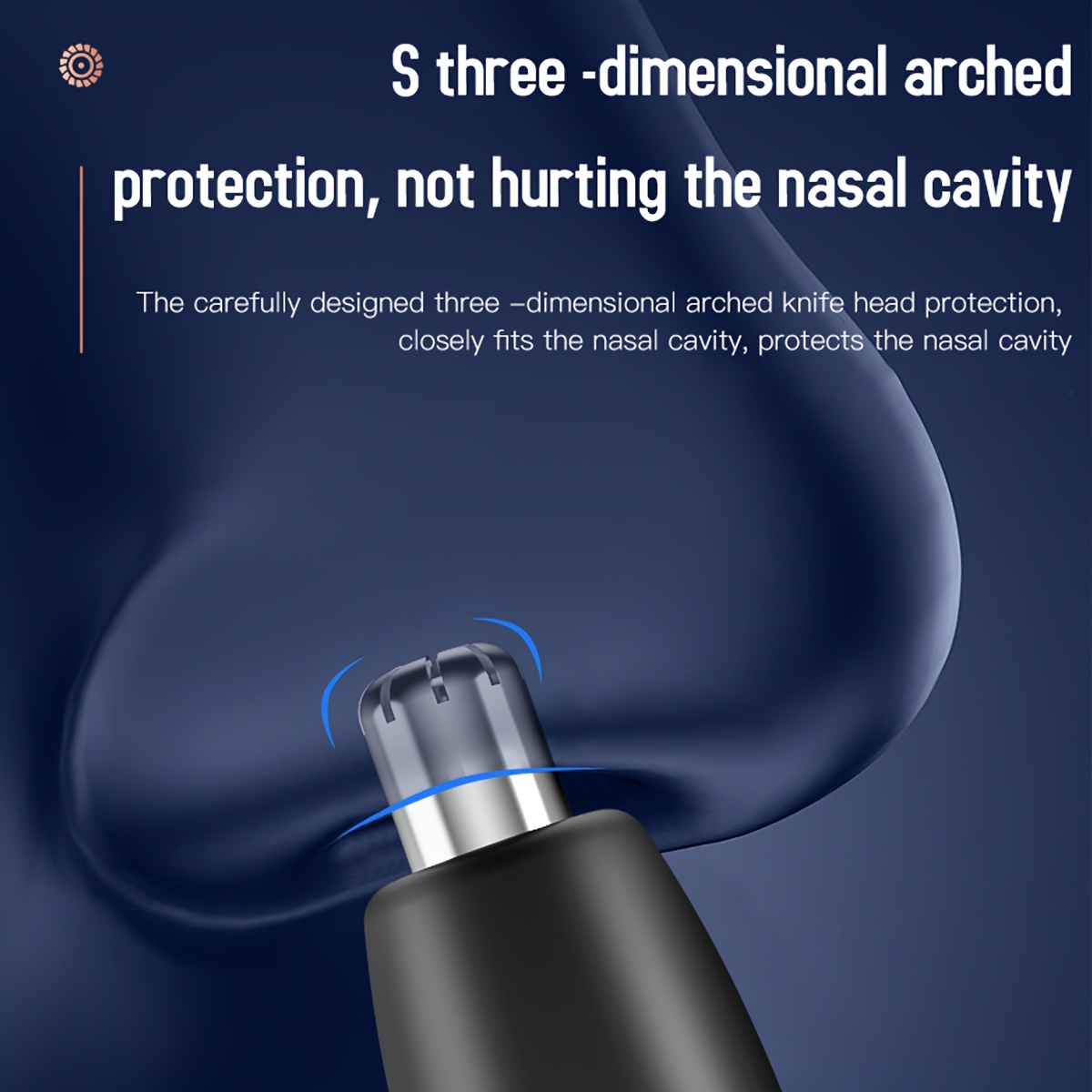 mini mens electric ear nose hair trimmer   professional grooming tool with led display usb c rechargeable compact portable design durable plastic construction ideal holiday gift for men barber accessories Product details 5
