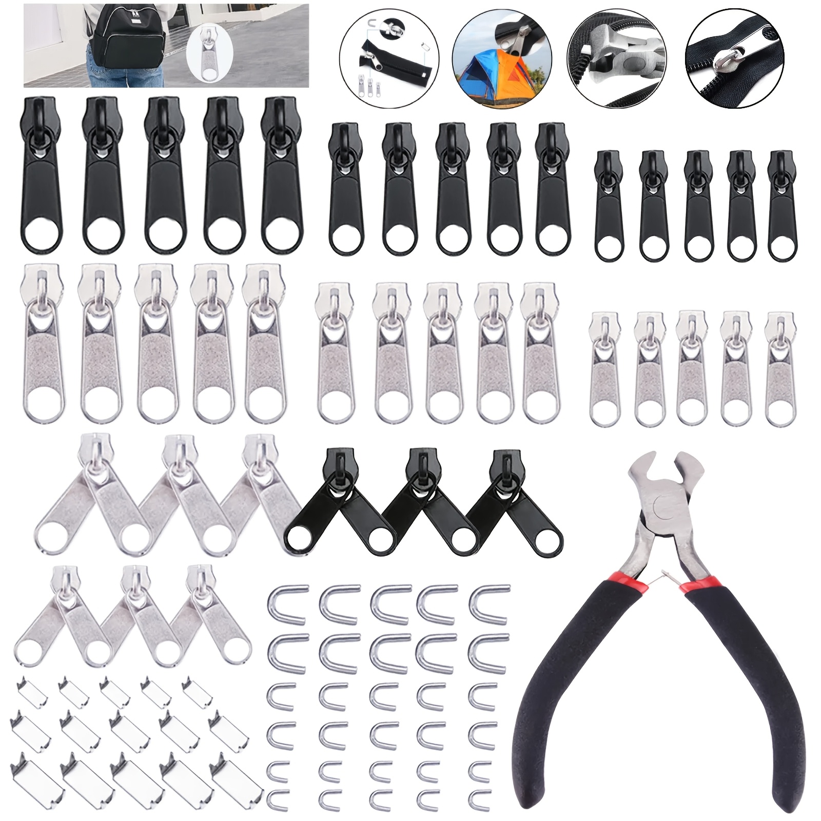 

A Set Of 84pcs Top Cutting + Heads ( In Bag) 85pcs Set Replacement Set